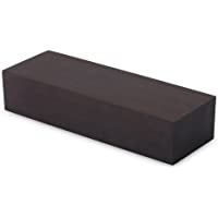 Los mejores  - Nitrip 12 x 4 x 2.5 Madera de ébano Negro Madera en Blanco Material de Bricolaje Manijas de ébano Material Mango de…